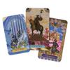 Pachetul de Tarot The Zerner-Farber cu Dublă Gravură, 78 de Cărți de Tarot cu Artă Colaj, Instrument Spiritual de Divinație în Cutie Rigidă 10.5*6cm