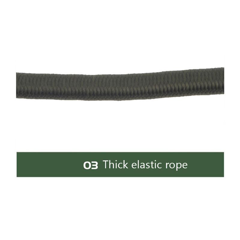 30/60/90/120Cm Karabiner Elastisches Seil Outdoor Camping Gepäckgurt Wäscheleine Stretch Langlebig Campingausrüstung Multifunktion