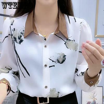 New Chinese Retro Shirt Fashionable Outerwear Printed Color Blocked Shirt Base Shirt