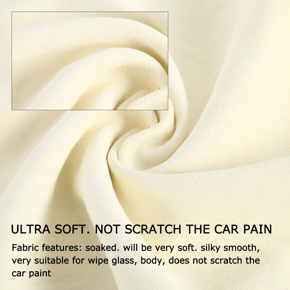 Car Washing Towels Super Absorbent Irregular Leather Cleaning Cloth Quick Dry Car Home Window Glass Drying Cleaning Cloth Towel