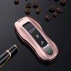 Aluminum Alloy Car Key Case Shell Key Cover For Porsche Cayenne Panamera - 911 Taycan Protective Accessory