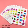 Golden Star and Flower Reward Stickers for Children - Ideal for Kindergarten Praise