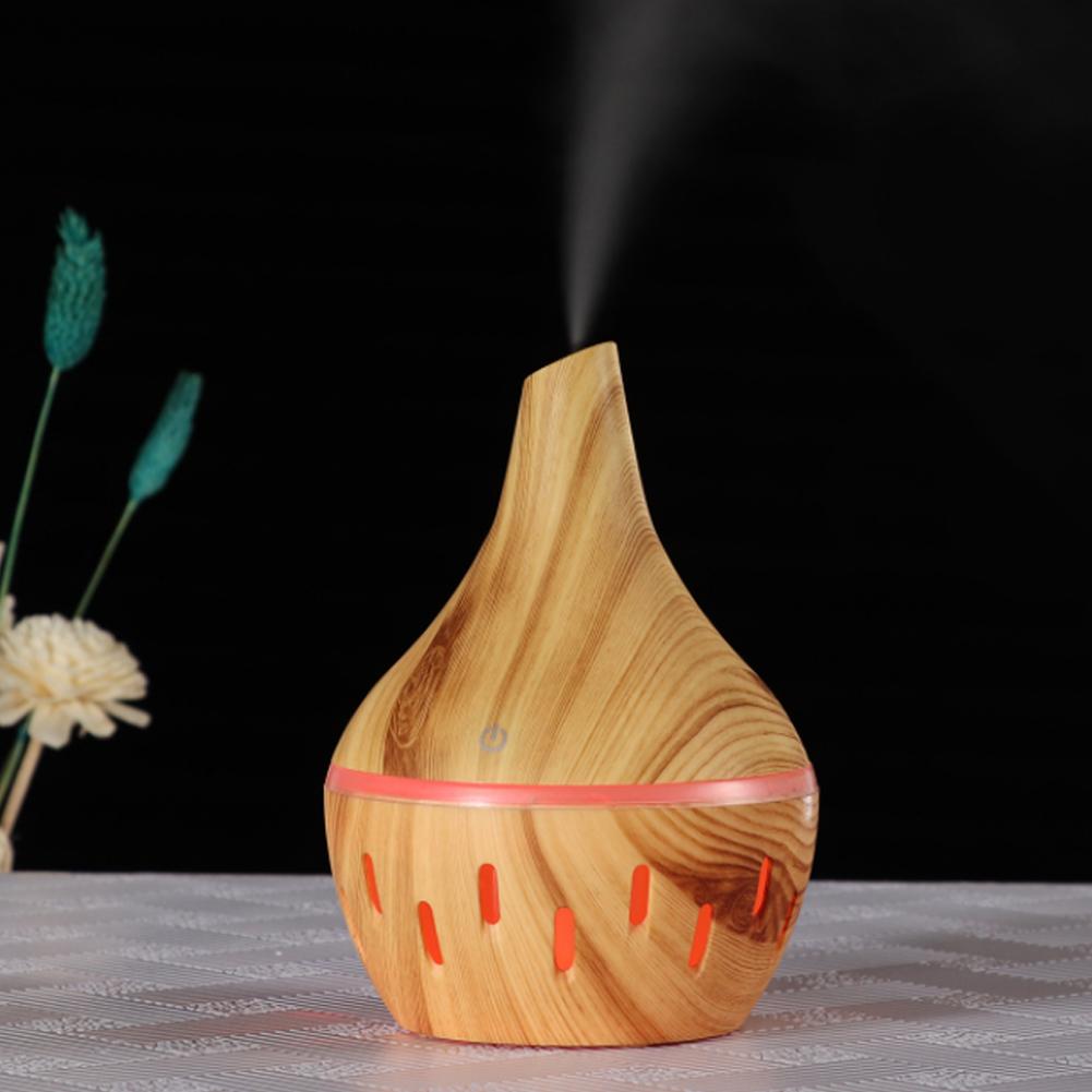 300ml USB Mini Air Humidifier Aroma Essential Oil Diffuser with 7 Changing Led Lights for Bedroom