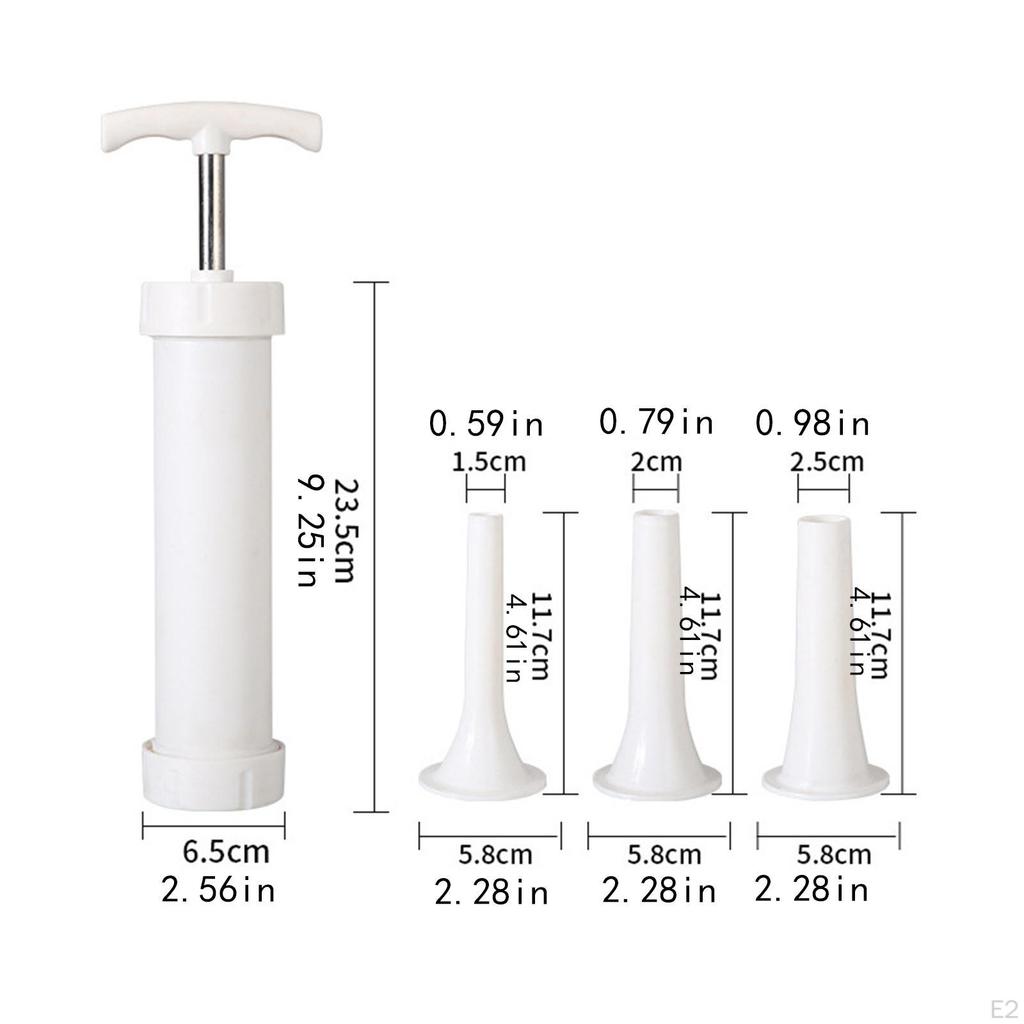 Ruční plnička klobás Stroj na plnění klobás Ručně ovládaná plnicí trubice Nástroj na plnění masa