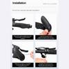 Ergonomisches Lenkerendgriff-Set (2 Stück) für Pendlerfahrräder, Nylonklemmen am Lenker zur Unterstützung des Griffs, die helfen, den Handdruck bei der täglichen Fahrt zu reduzieren