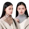 Fashion Winter Knitted Fake Collar Warm Detachable Scarf Windproof Soft Neck Warmer Men Women