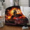 1pc M-Mortal Kombat1 Blanket, Gift, for Men and Women, Soft Blanket, Good for Sofa Bed Couch Travel, Lightweight Flannel Blanket