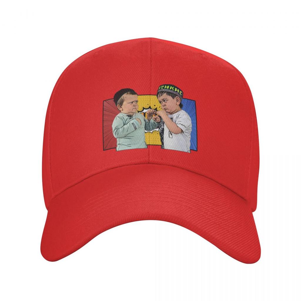 Hasbulla Vs Abdu Baseballkappe für Damen, Unisex, verstellbar, Mini-Khabib-Dad-Hut, Outdoor-Sommer-Snapback-Hüte