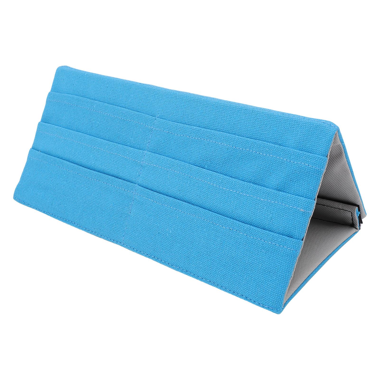 

Тканевый складной многослойный стильный держатель для покерных карт, подставка для игровых карт для настольной игры, синий синий