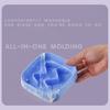 Slow Feeding Pet Bowl Anti-Choking Design Spill-proof Deep Pet Food Dish Square Pet Slow Down Eating Bowl