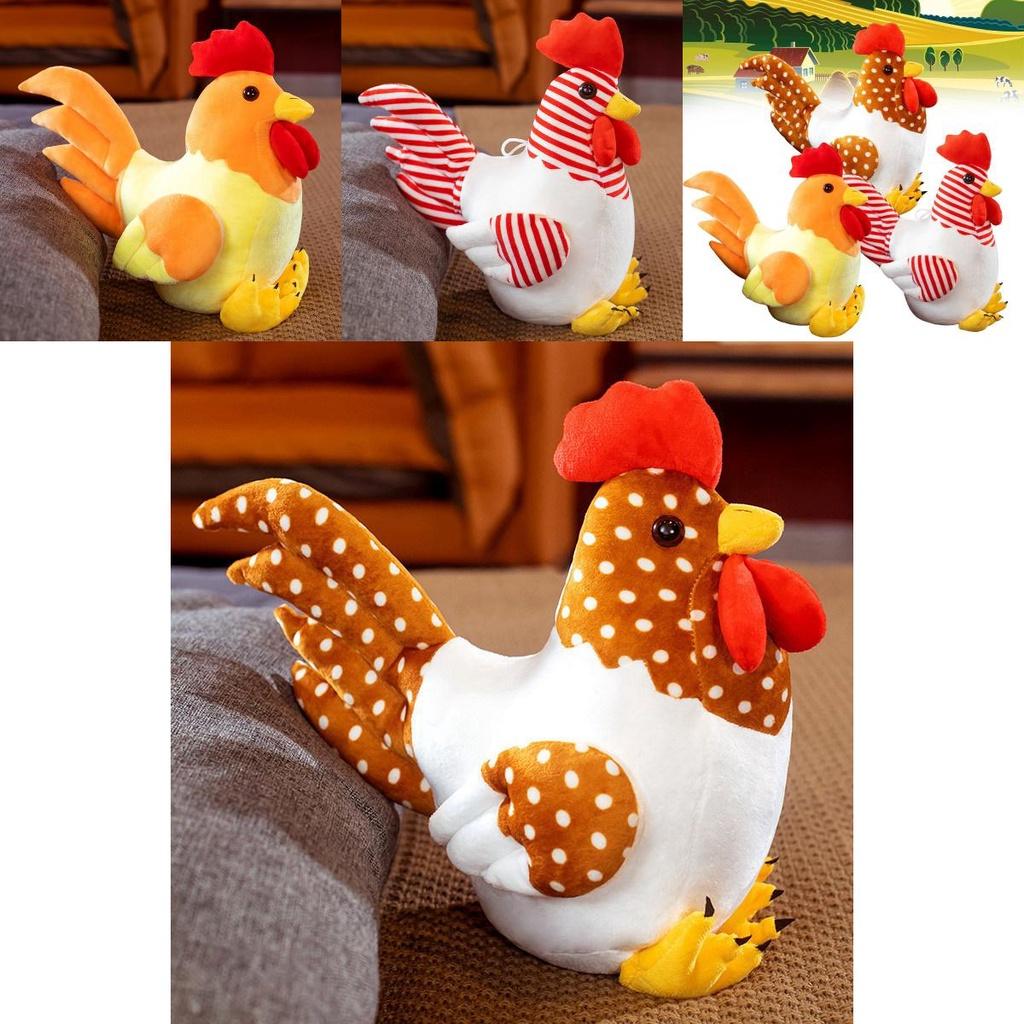 צעצוע תרנגול קטיפה לאוהבי חיות