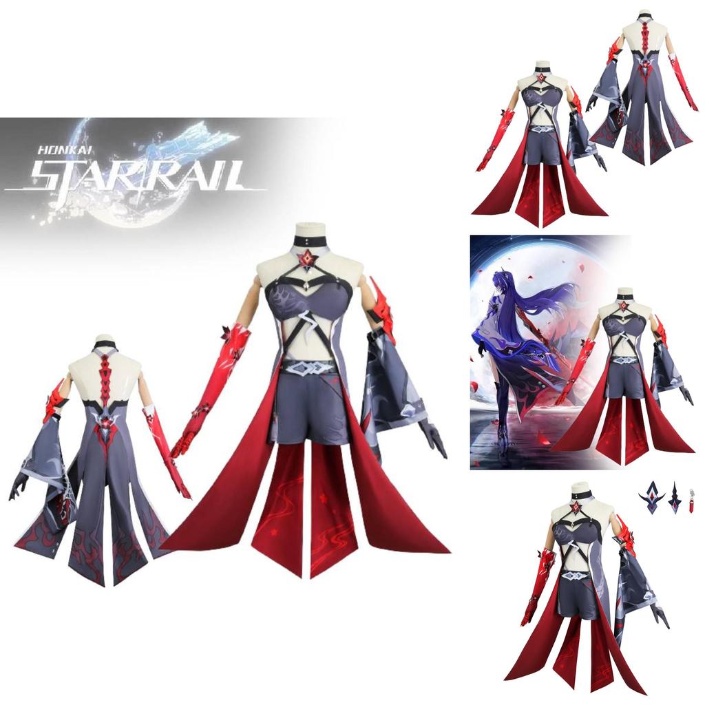 Vibrant Yellow And Red Cosplay Costume For Game Enthusiasts With Wig