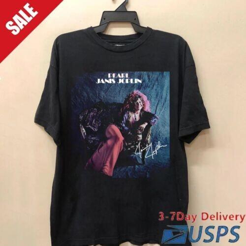 Hot Pearl by Janis Joplin Cotton Men S-5XL Tee 1HN1034 Unisex T-Shirt L