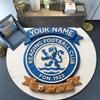 Custom Name Rangers FC Round Area Rug,Carpet Rug for Living Room Bedroom Sofa Playroom Decor,Non-slip Floor Mat