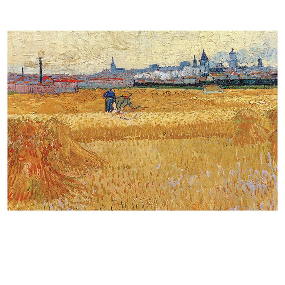 

PVC Mat Placemats for Table Waterproof Dining Tableware Pad Monet Van Gogh Cup Bowl Costers Non-Slip Insulation Place Mats Set 45x30CM