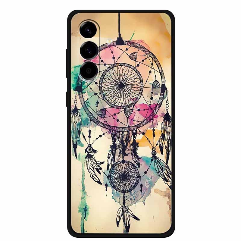 Custodia per Telefono per Samsung Galaxy S26 Custodia Nera in Silicone TPU Cover Posteriori per GalaxyS26 S 26 Custodia SamsungS26 Morbidi Paracolpi Protettivi