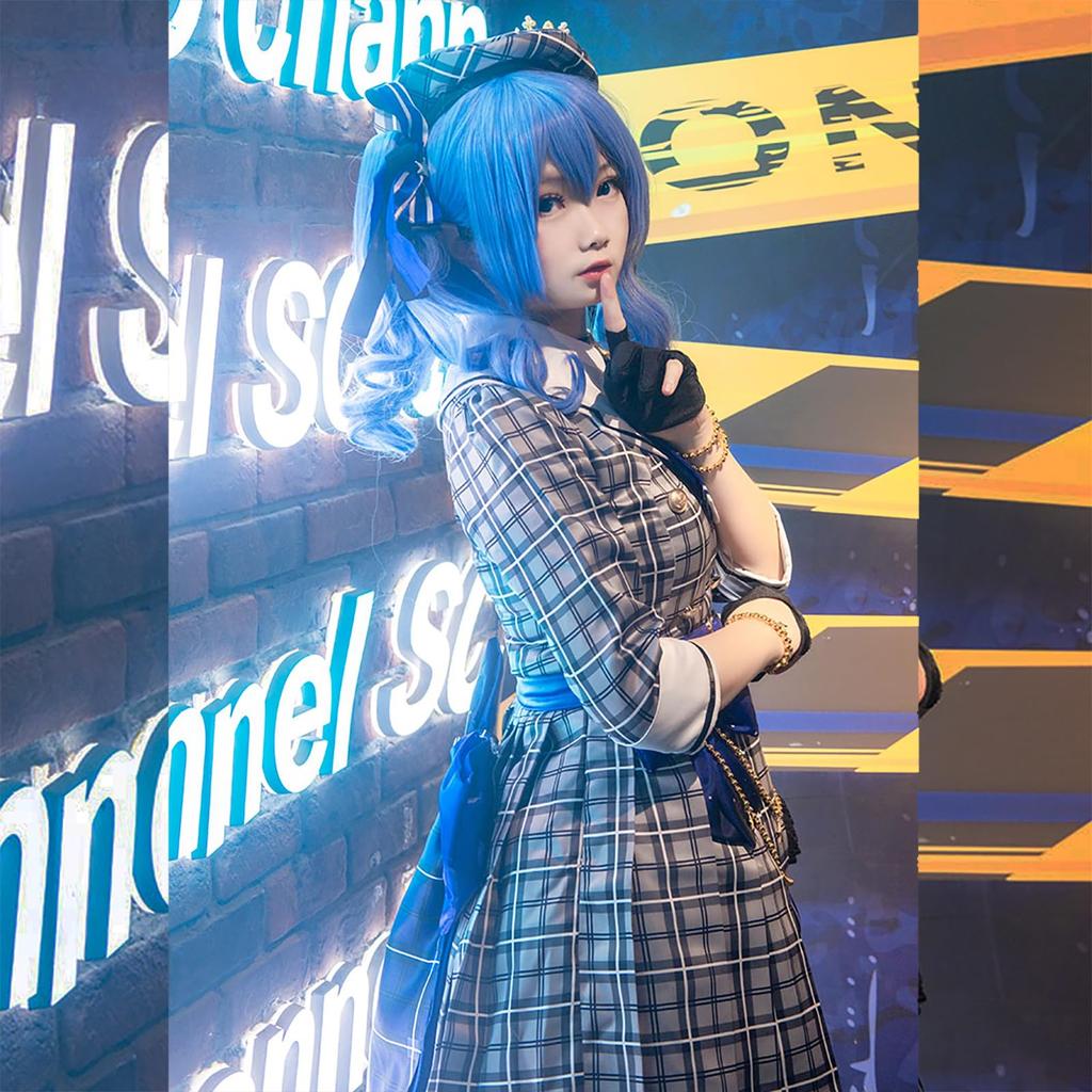 Hololive Suisei Hoshimachi Cosplay Halloween VTuber Idol [mléčný čas]