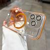 Luxury Candy Color Collision for Magsafe Case for iPhone 17 Air 16 15 14 13 Pro Max Plus Magnetic Lens Protector Transparent Cover