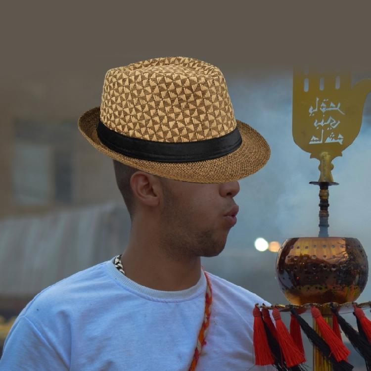 Straw Beach Hat Straw Fedora Hat Straw British Style Panama Hat Straw Panama