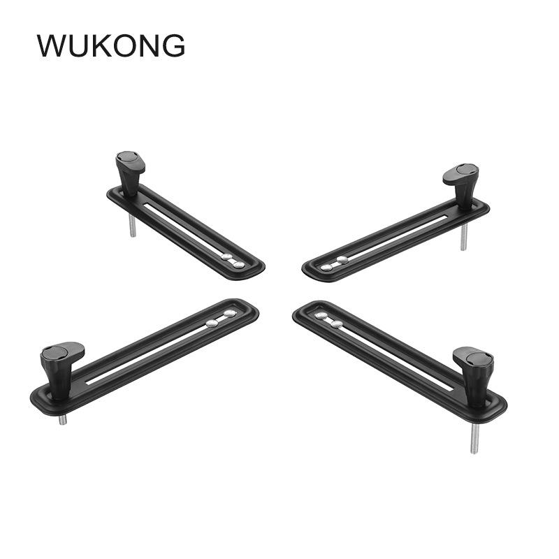 Dual 32  Rotatable Desktop Monitor Stand with No-Drill Mechanical Arm