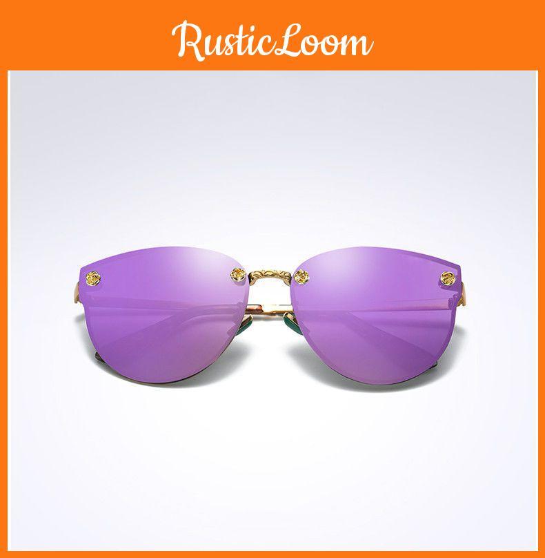 Vintage Style Polarized Sunglasses For Women With Impact Resistance