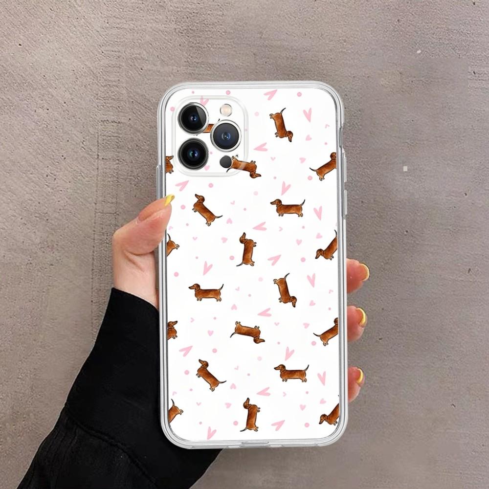

Dachshund Dog Phone Case For iPhone 14 11 12 13 Mini Pro XS Max Cover 6 7 8 Plus X XR SE 2020 Funda Shell iPhone SE 2020