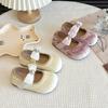 Spring New Girls' Leather Shoes Butterfly Bow Girl Princess Shoe Soft Soled Girls Shoe Child Performance Shoe Fashion Kids Shoes