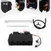 Direct Replacement Integrated Cooling and Heating Evaporator,3-speed 12V Temperature Regulating Device for Construction Vehicles