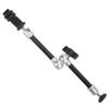 Camera 11in Aluminum Alloy Adjustable Friction Arm with Cold Shoe Mount and 14in Screw
