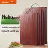 Thick Solid Wenge Wood Cutting & Chopping Board - Wear-Resistant, Easy To Clean, for Vegetables & Fruits