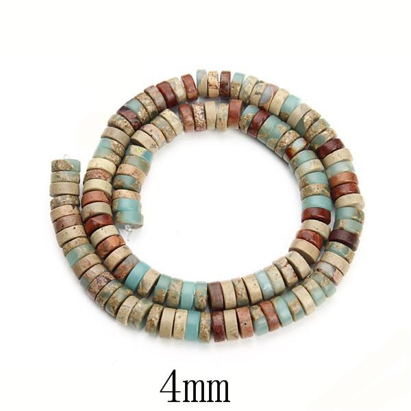 1strand 4/6/8/10mm Natural Stone Flat Beads Druzy Quartz Crystal Loose Spacer DIY Bracelet Necklace Fashion Jewelry