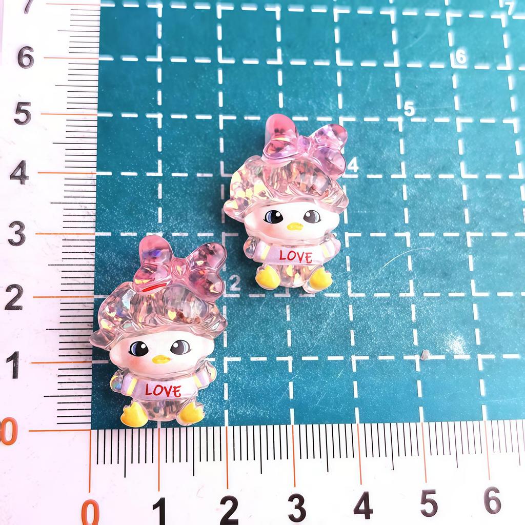 Cartoon Resin Glitter Accessories: DIY Fun Boy's Hair Clips & Phone Case Decoration