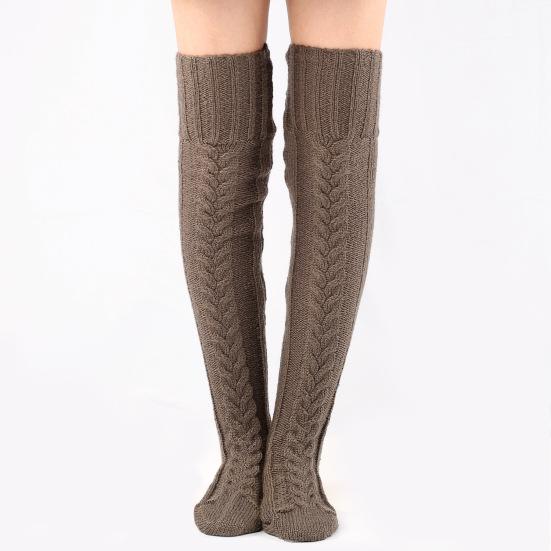 

Yousheng YOTMKGDO Thigh High Socks, Over The Knee Socks for Women Women S Cable Knitted Boot Socks Extra Long Thigh High Winter Stockings Over Knee