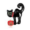 Women Halloween Cat Brooch Enamel Cat Wedding Banquet Brooch Pin Skirt Decoration