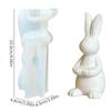 Bunny Molds Animal Shape Plaster Template Rabbit Chocolate Mold For Resin Clay Party Birthday Celebration Home Decor Dinner