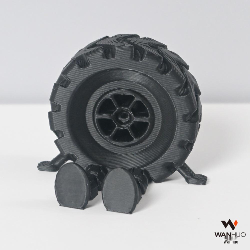 3D Printed Off-Road Tire Desktop Ornament with Movable Joints
