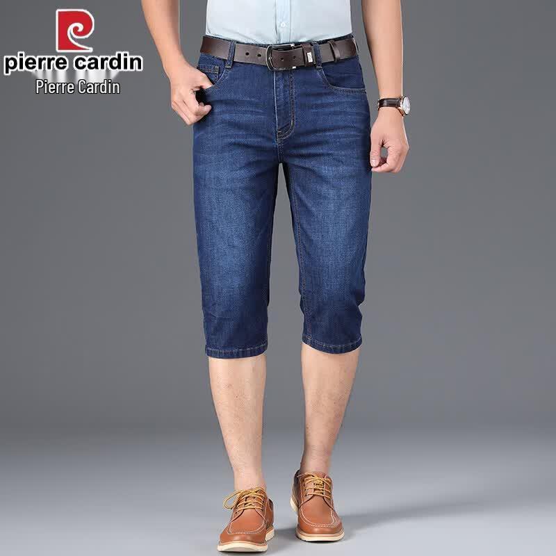 Pierre Cardin Men s 2026 Summer Denim Shorts & T-Shirt 32
