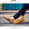 Men's Leather Casual Loafers Shoe Wedding Dress Shoes New Big Size Moccasins Shoes