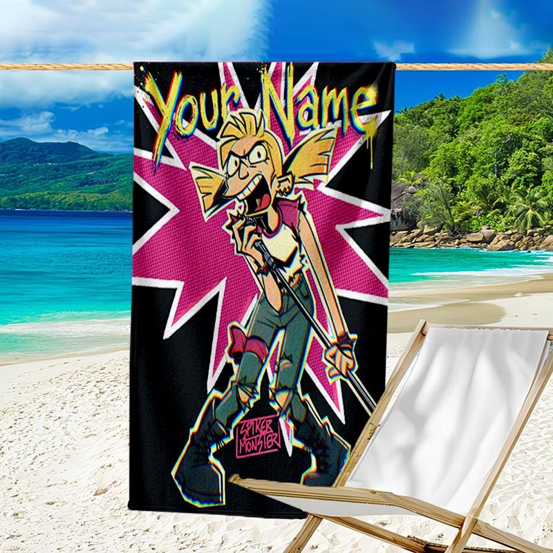 Custom Name Beach Towel Arnold Adventure Awaits Beach Towel, Soft Microfiber, Gift for Her/Him, Birthday, for Pool, Beach, Travel, Fan gifts
