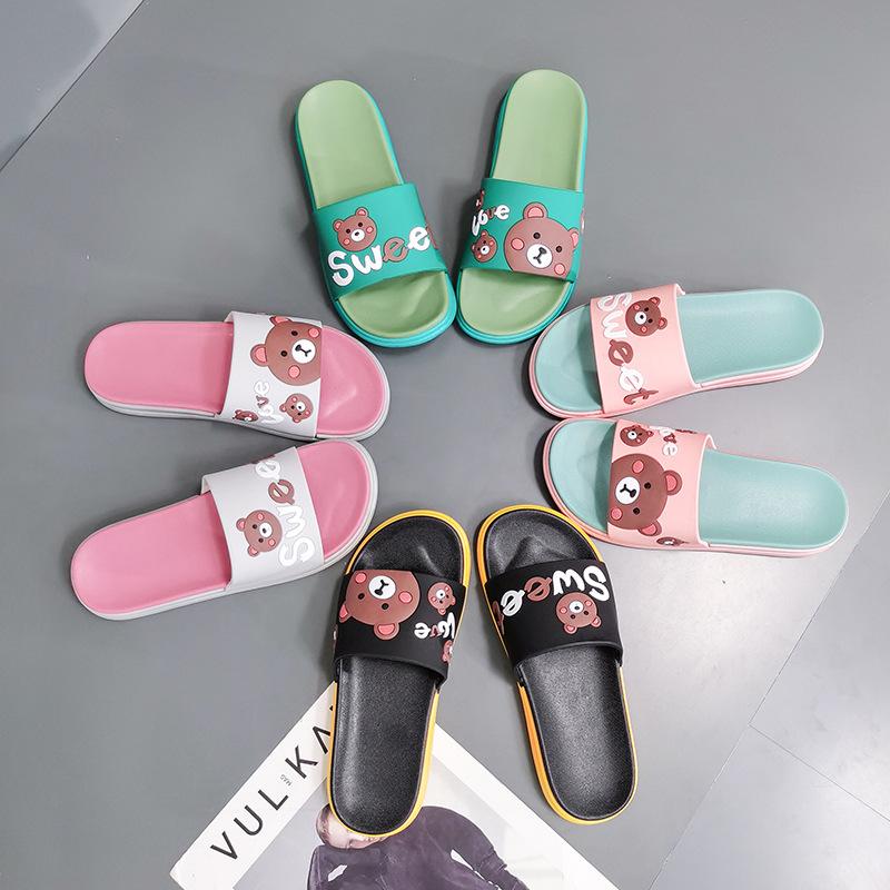 

Slippers women wear summer home indoor and outdoor cartoon cute bathroom cool slippers 2025 new 40/41 [Small]