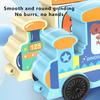 JJ924-927 Toy Train Sets with Bricks DIY Preschool Educational Toys for Toddlers Random Style