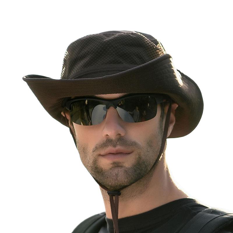 Outdoor fishing hat men's summer sunshade sun hat summer bucket hat men's Benny hat
