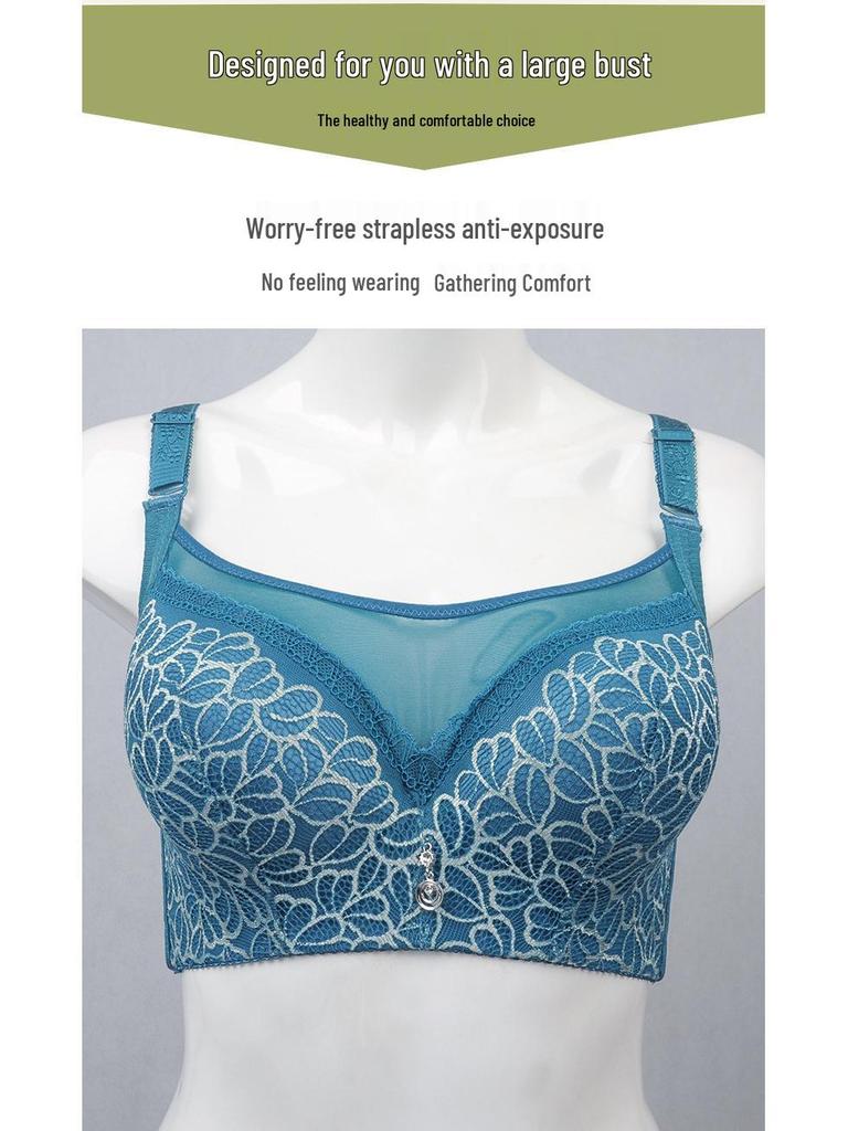 Büyük Beden Bantlı Sütyen - İnce, Ayarlanabilir, Nefes Alabilen, Rahat ve Seksi C/D Cup 3267