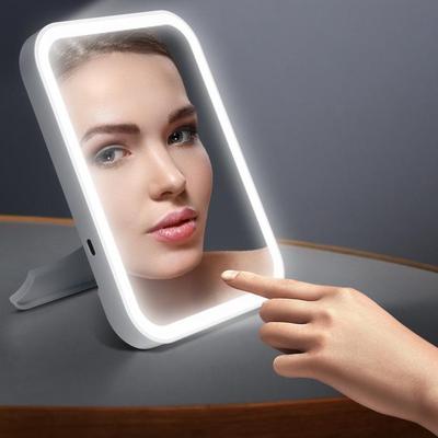 Folding Portable LED Makeup Mirror with Light