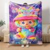 Labubu Personalized Name Blanket Multi-purpose Personalized Blanket Ultra-Soft Perfect for Living Room Bedding Picnics Sofa Four Seasons Multipurpose