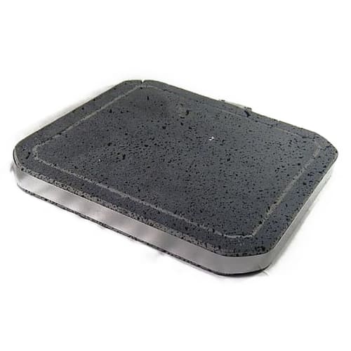 

Mihiro High-Durability Grooved Lava Plate 30 x 30 x 3cm thick, made by Kurogenbu