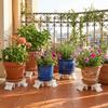 3 STUKS Decoratieve Bloempotstandaards 3D Geprinte Plantenpot Verhoger Voorkom Rot Plantenpot Ondersteuningen Tuin