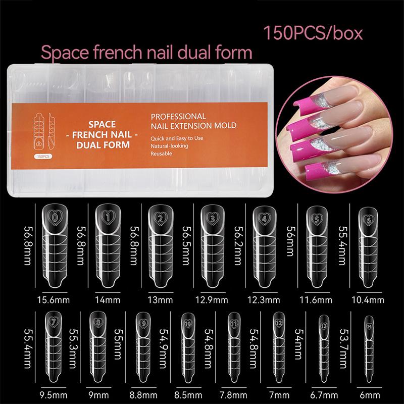 Long Coffin Nail Tips Full Cover Press On Reusable Fake Nails for Women Girls Manicure Home Party Use