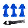 Caulk Nozzle Scraper Grout Kit Spatulas Set Hand Tools for Home