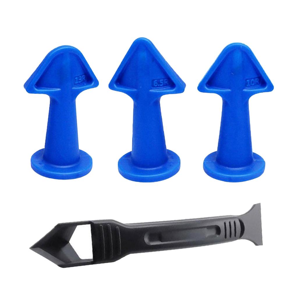 Caulk Nozzle Scraper Grout Kit Spatulas Set Hand Tools for Home
